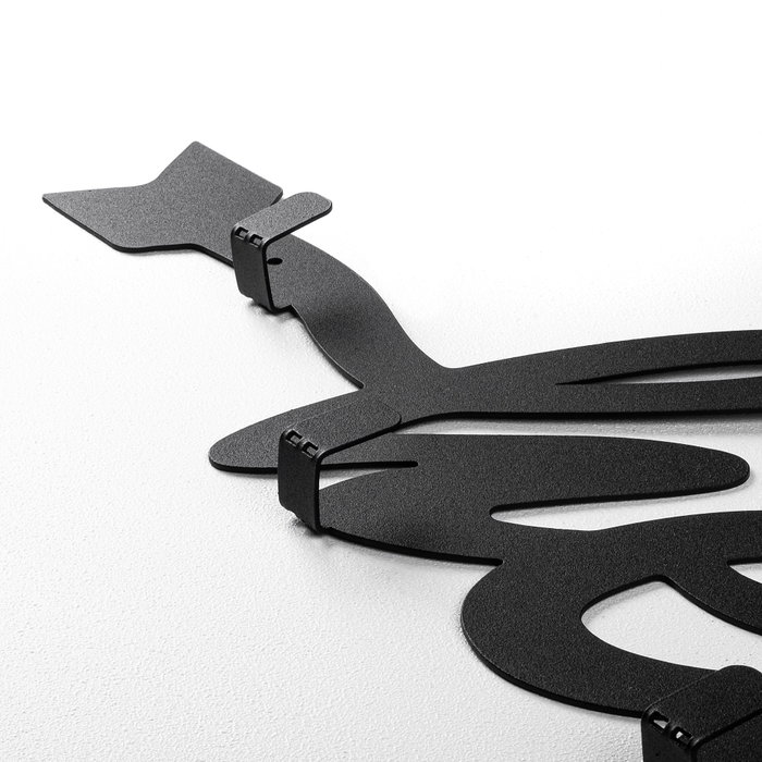 Wallity Gancho de pared metálico negro Wallity Gancho de pared metálico negro